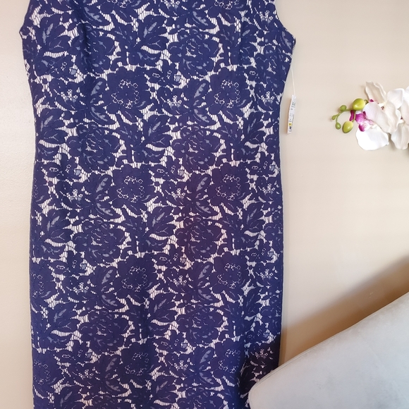 💙Navy Lace dress💙 - Picture 4 of 7